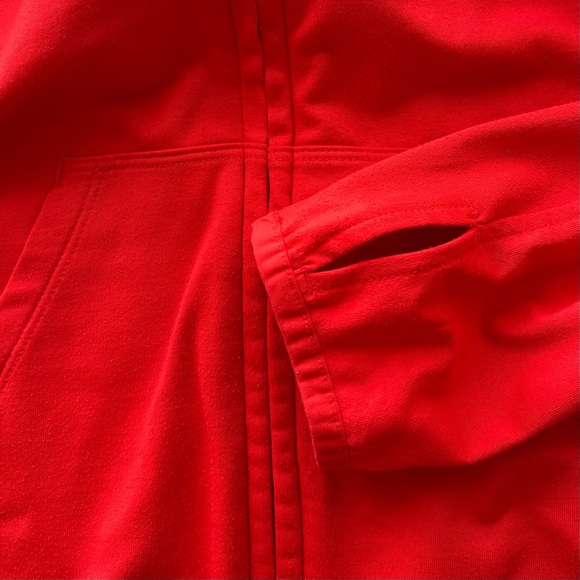 The North Face Full Zip Hoodie Bright Coral - Picture 6 of 8